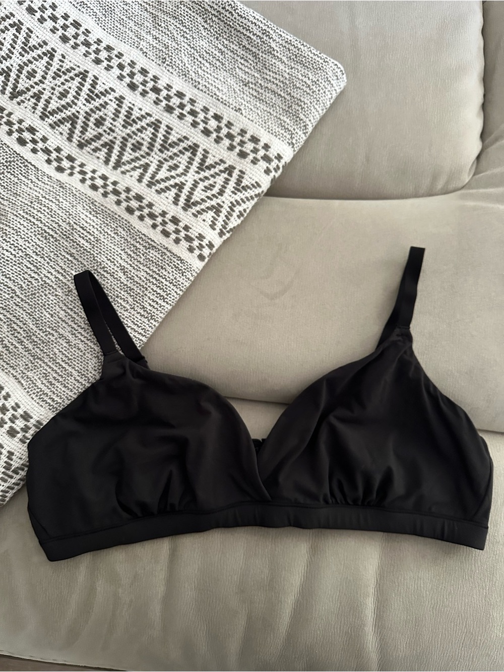 Skims Black Wireless Comfort Bralette size 2X